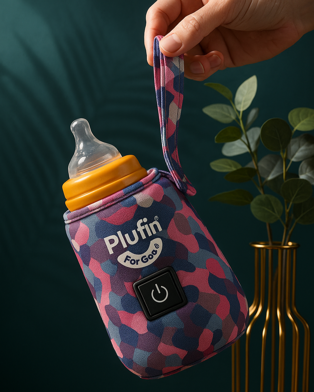 Plufin™ Smart USB Bottle Warmer – Keep Baby’s Milk Warm Anywhere, Anytime