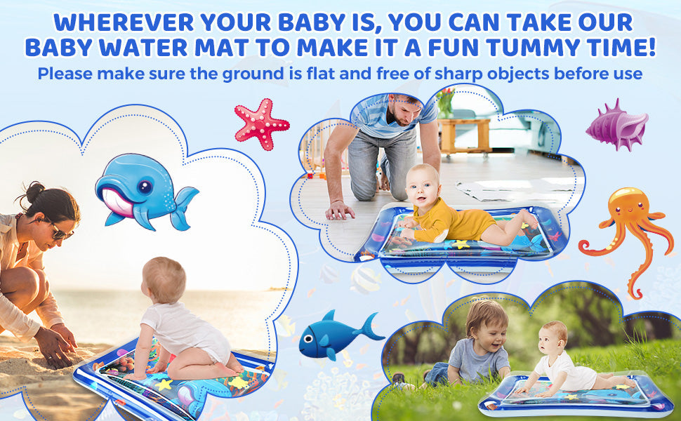 SplashNest™ Baby Water Play Mat