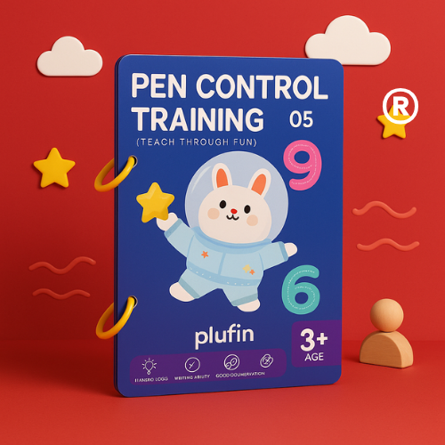 96-Page Reusable Magic Tracking Workbook for Kids